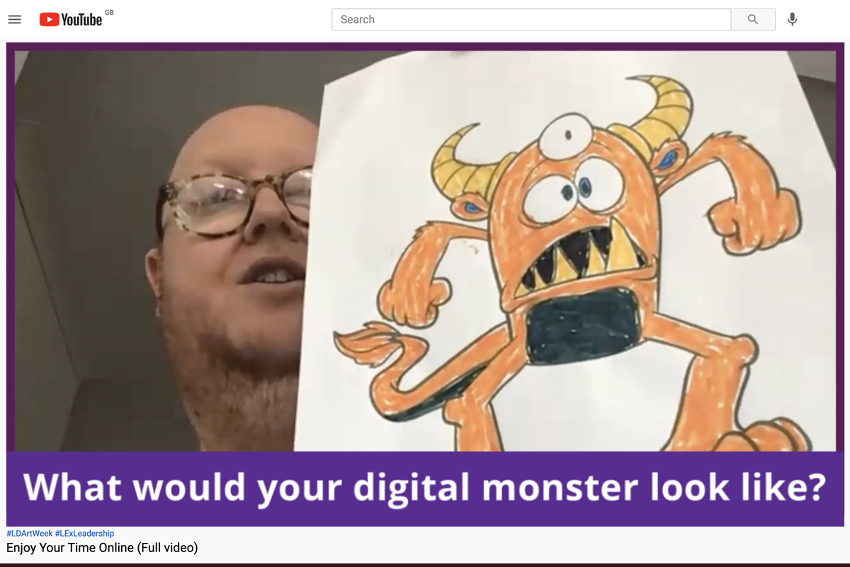 Photo: Overcome your digital monster and ‘Enjoy Your Time Online’