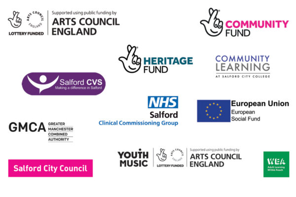 logos of all the funders who kindly supported our work during 2020 and 2021 lockdowns